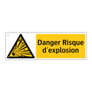 Danger Risque d'explosion