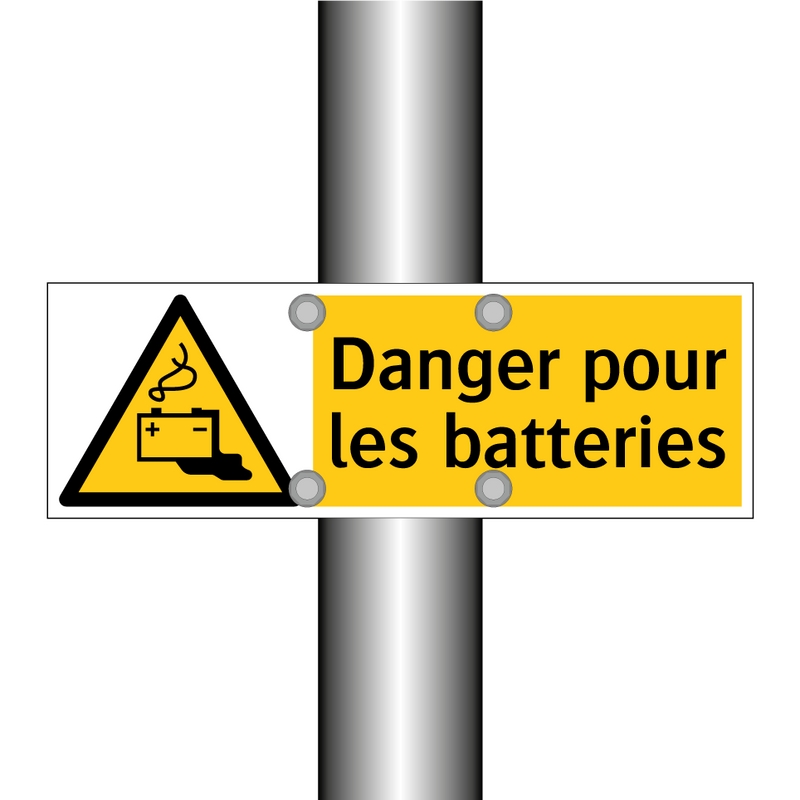 Danger pour les batteries