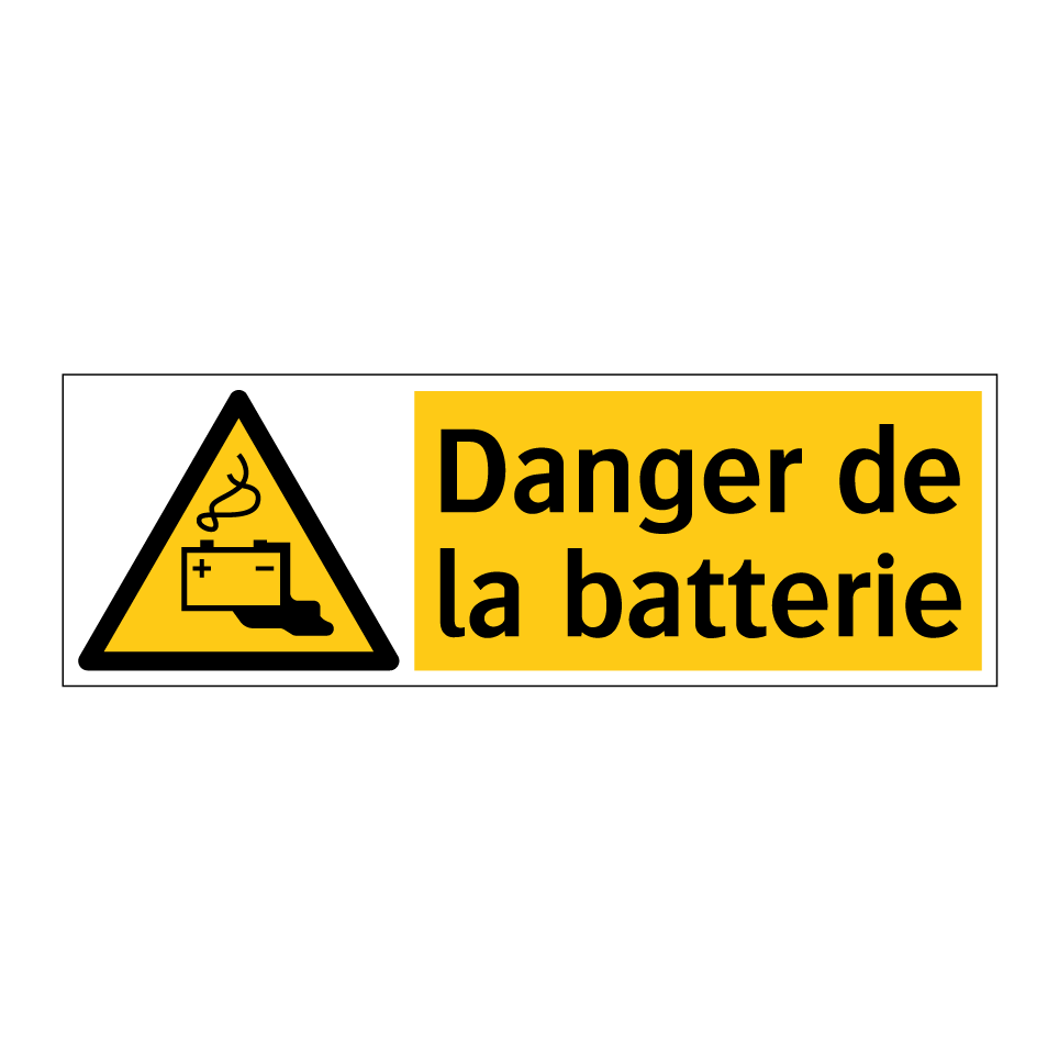 Danger de la batterie