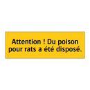 Attention ! Du poison pour rats a été disposé