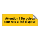 Attention ! Du poison pour rats a été disposé