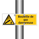 Bouteille de gaz dangereuse