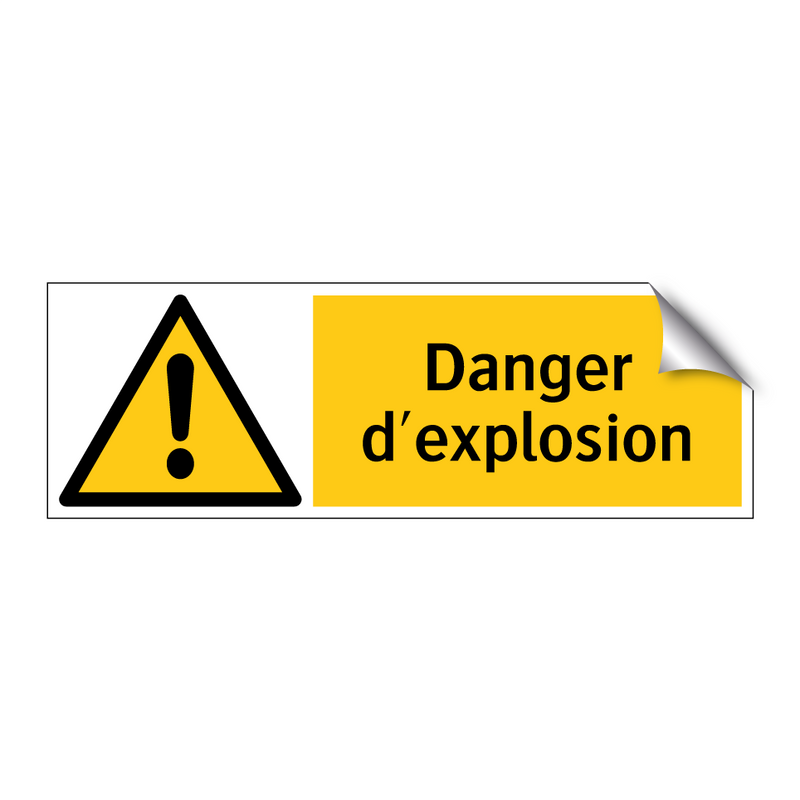 Danger d'explosion