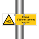 Risque d'éblouissement des yeux