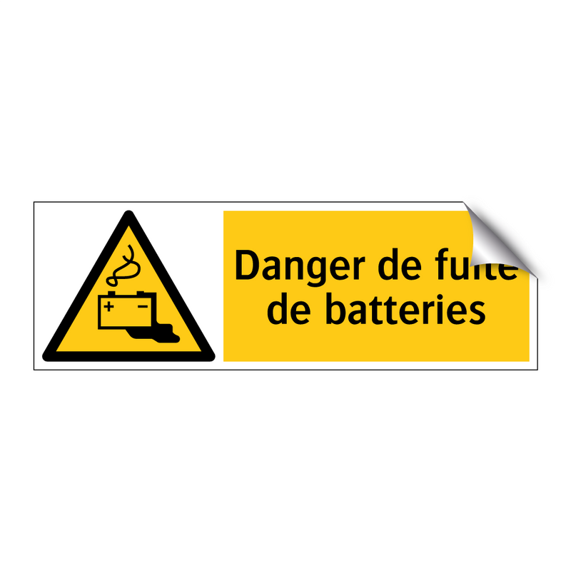 Danger de fuite de batteries
