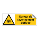 Danger de rayonnement optique