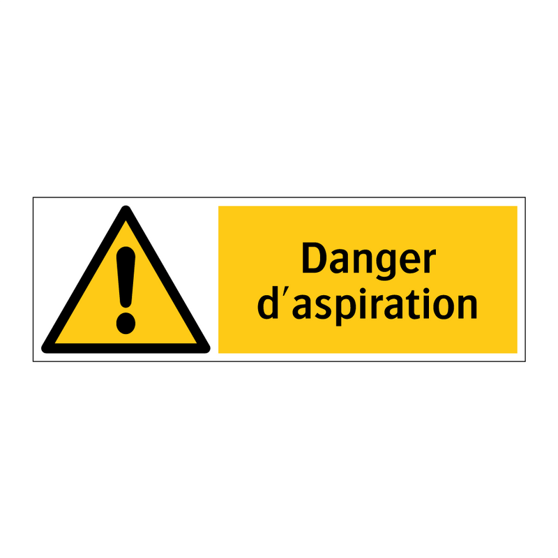 Danger d'aspiration