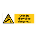Cylindre d'oxygène dangereux
