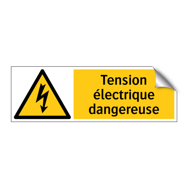 Tension électrique dangereuse
