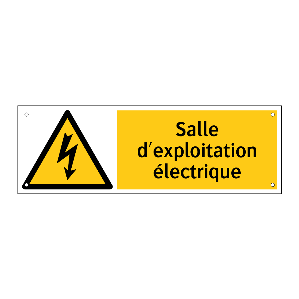 Salle d'exploitation électrique