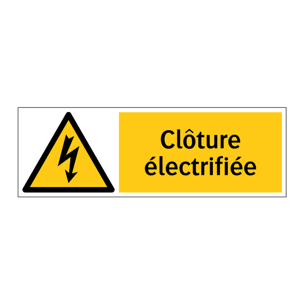 Clôture électrifiée