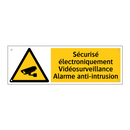 Sécurisé électroniquement Vidéosurveillance Alarme anti-intrusion
