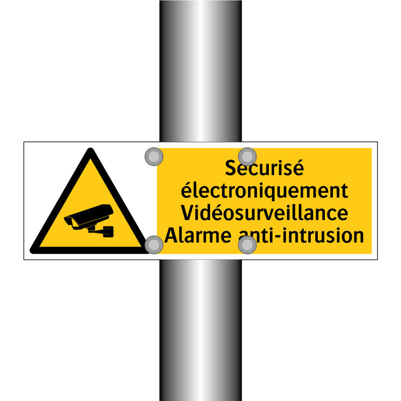 Sécurisé électroniquement Vidéosurveillance Alarme anti-intrusion