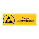 Danger électrostatique