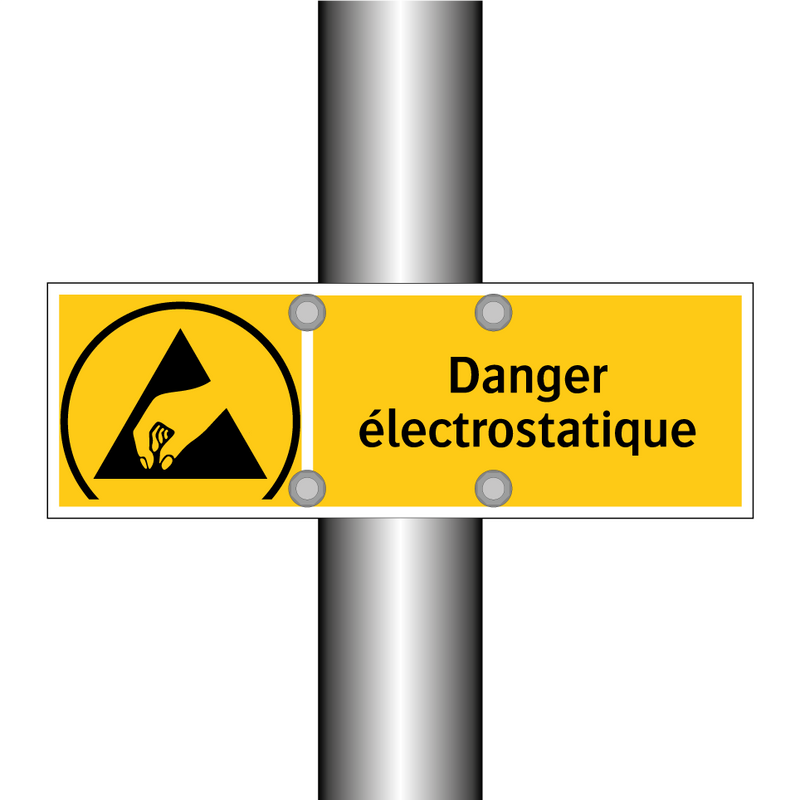 Danger électrostatique