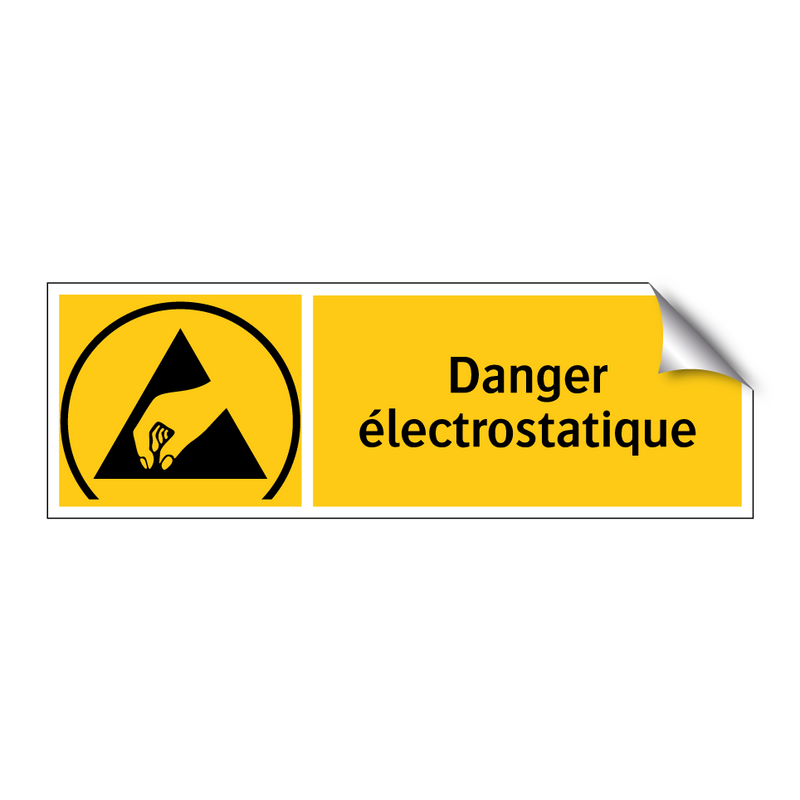 Danger électrostatique