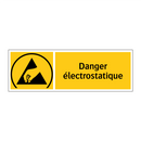 Danger électrostatique