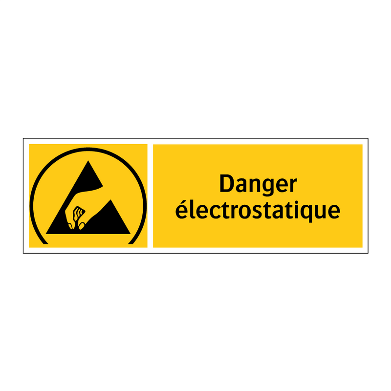 Danger électrostatique