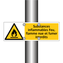 Substances inflammables Feu, flamme nue et fumer interdits