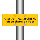Attention ! Avalanches de toit ou chutes de glace