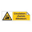 Circulation de chariots élévateurs