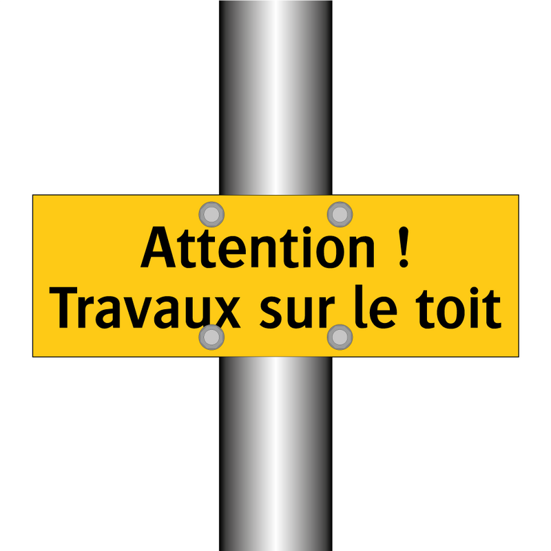 Attention ! Travaux sur le toit