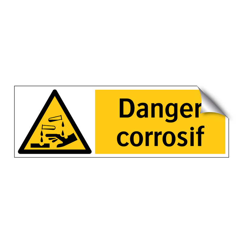 Danger corrosif