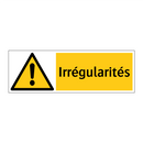 Irrégularités
