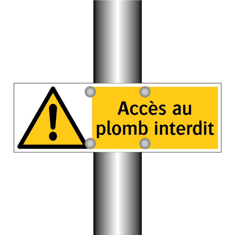 Accès au plomb interdit