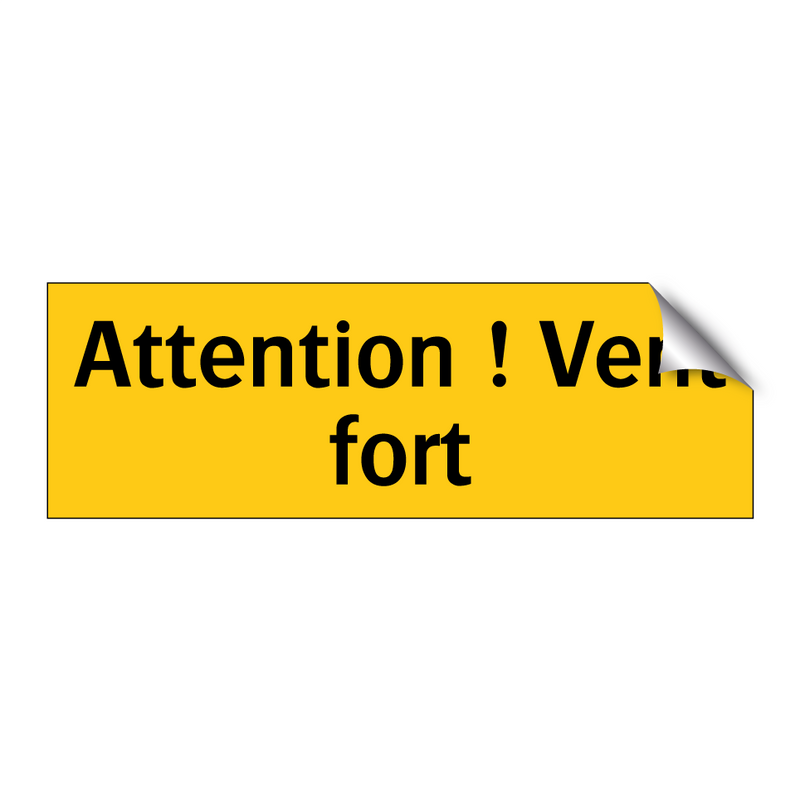 Attention ! Vent fort
