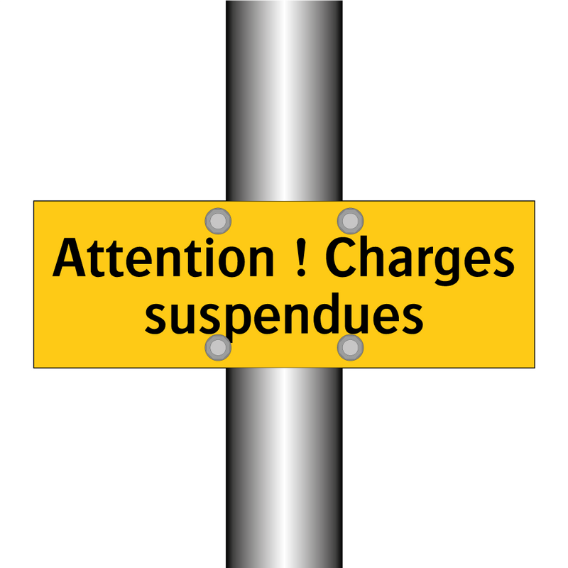 Attention ! Charges suspendues