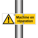 Machine en réparation
