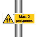 Max. 2 personnes