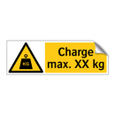 Charge max. XX kg