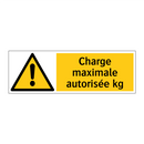 Charge maximale autorisée kg