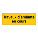 Travaux d'amiante en cours