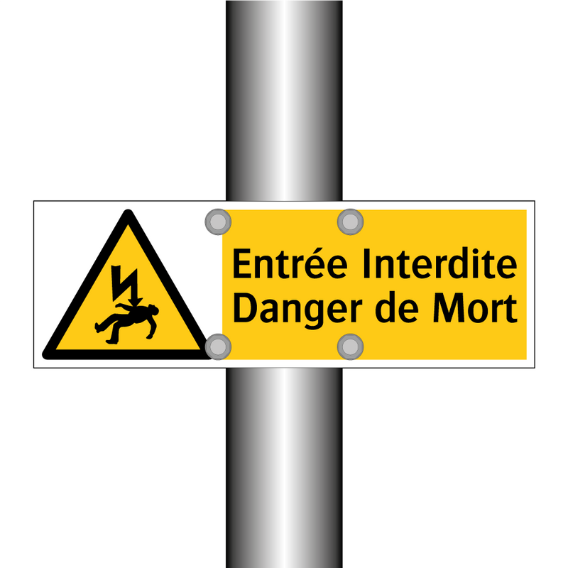 Entrée Interdite Danger de Mort