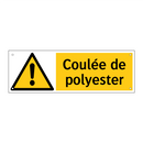 Coulée de polyester