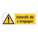 Interdit de s'engager