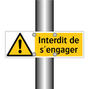Interdit de s'engager