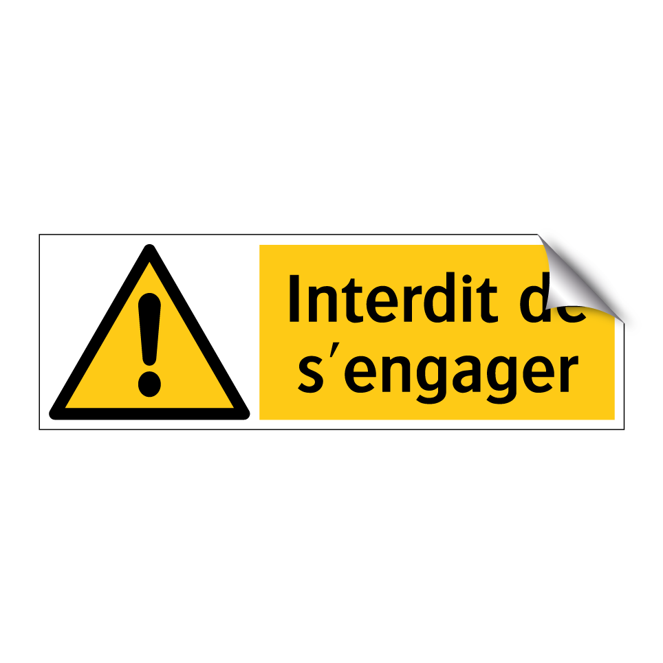 Interdit de s'engager