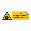 Des enregistrements sont effectués ici