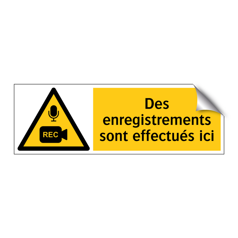 Des enregistrements sont effectués ici