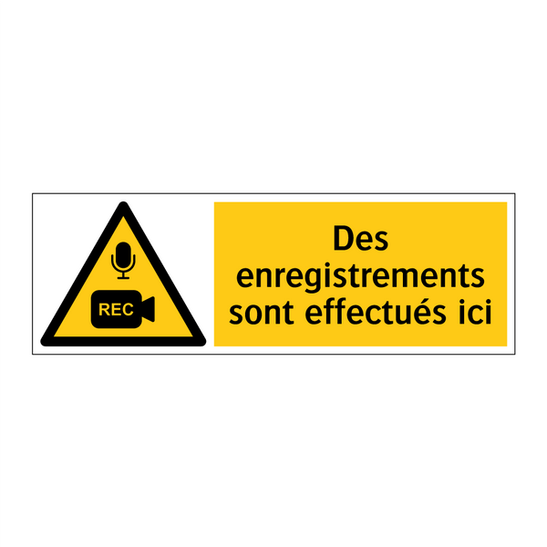 Des enregistrements sont effectués ici