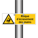 Risque d'écrasement des mains