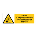 Risque d'empoisonnement avec le moteur en marche