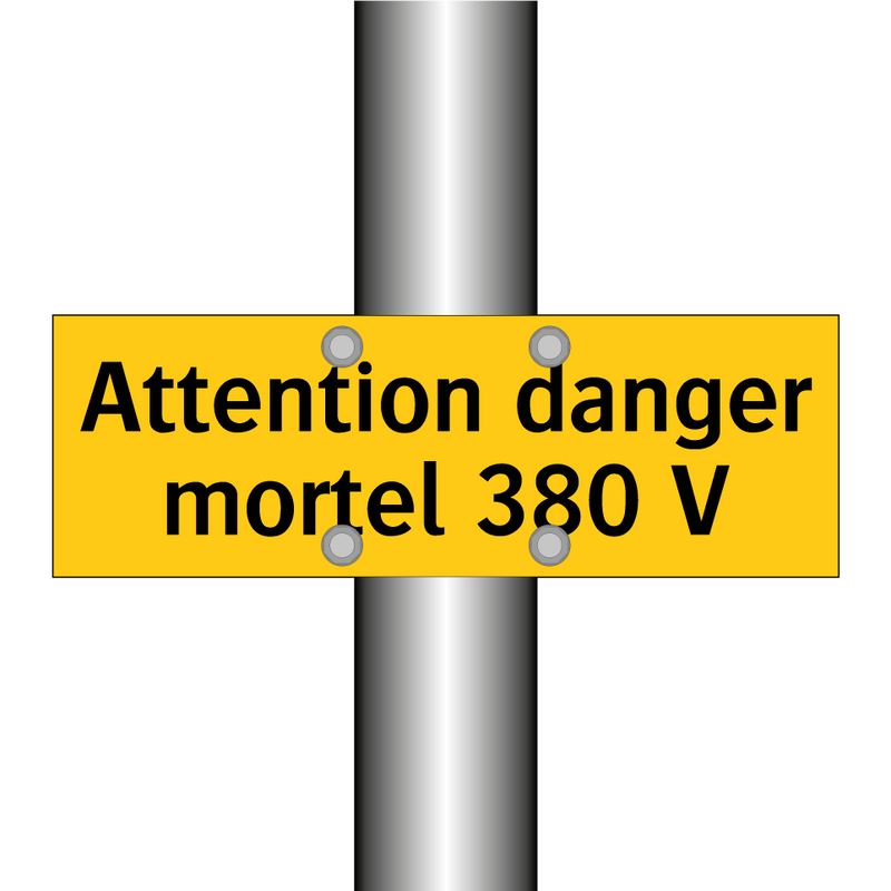 Attention danger mortel 380 V
