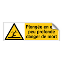 Plongée en eau peu profonde danger de mort