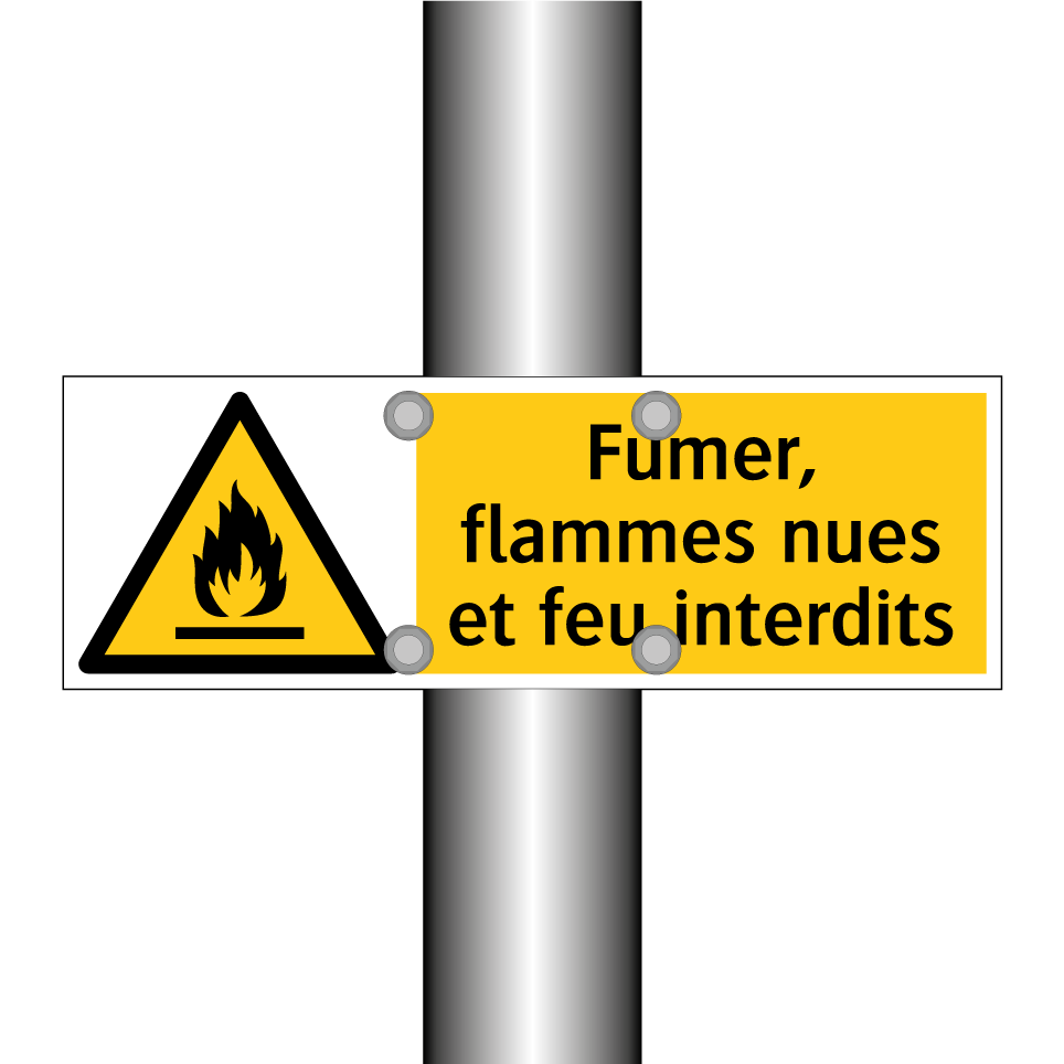Fumer, flammes nues et feu interdits