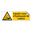 Liquide corrosif d'hydroxyde de sodium